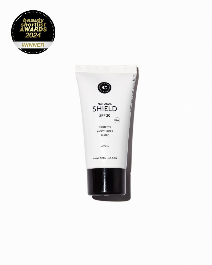 Natural Shield SPF 30 - Tinted Facial Mineral Sunscreen, Biodegradable & Ocean-Friendly - 50ml