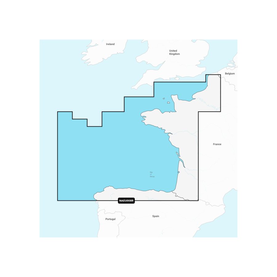 Navigation chart + regular sd - bay of gascony - sleeve + regular sd - Navionics