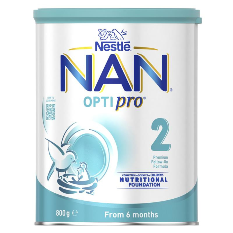 Nestle NAN OPTIPRO 2 Premium Baby Follow-on Powder, From 6 to 12 Months - 800g