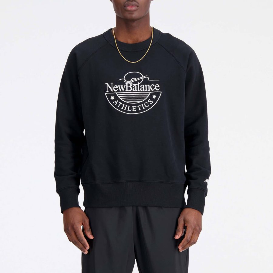 New Balance Athletics Graphic Cotton-Jersey Sweatshirt - M