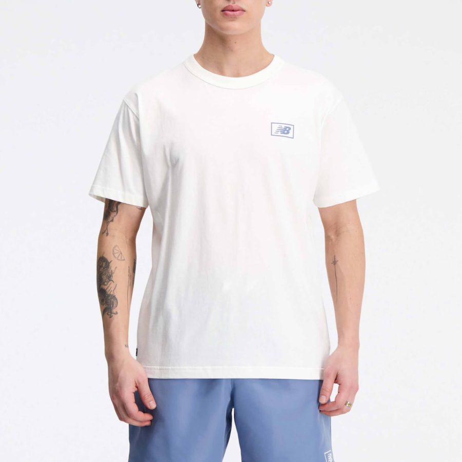 New Balance NB Essentials Graphic Cotton-Jersey T-Shirt - S