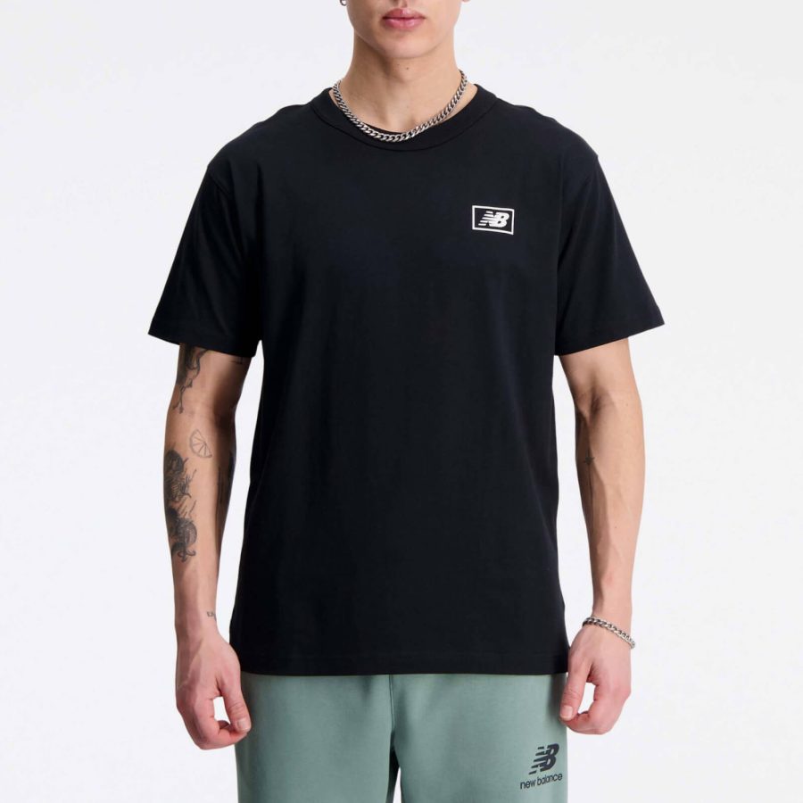 New Balance NB Essentials Graphic Cotton-Jersey T-Shirt - S