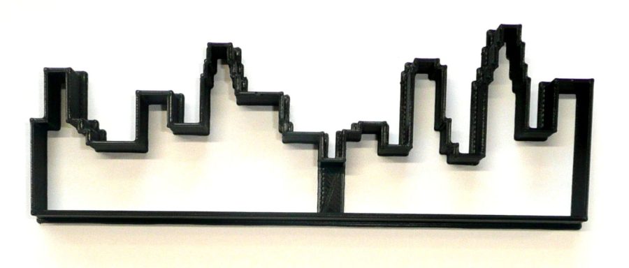 New York City Skyline Big Apple Skyscraper Building Cookie Cutter USA PR4114