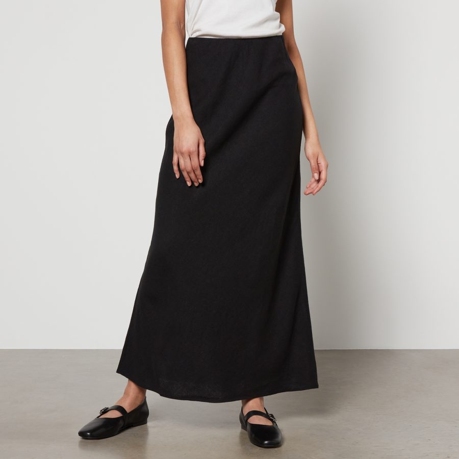 Nobody's Child Mila Linen-Blend Maxi Skirt - UK 12