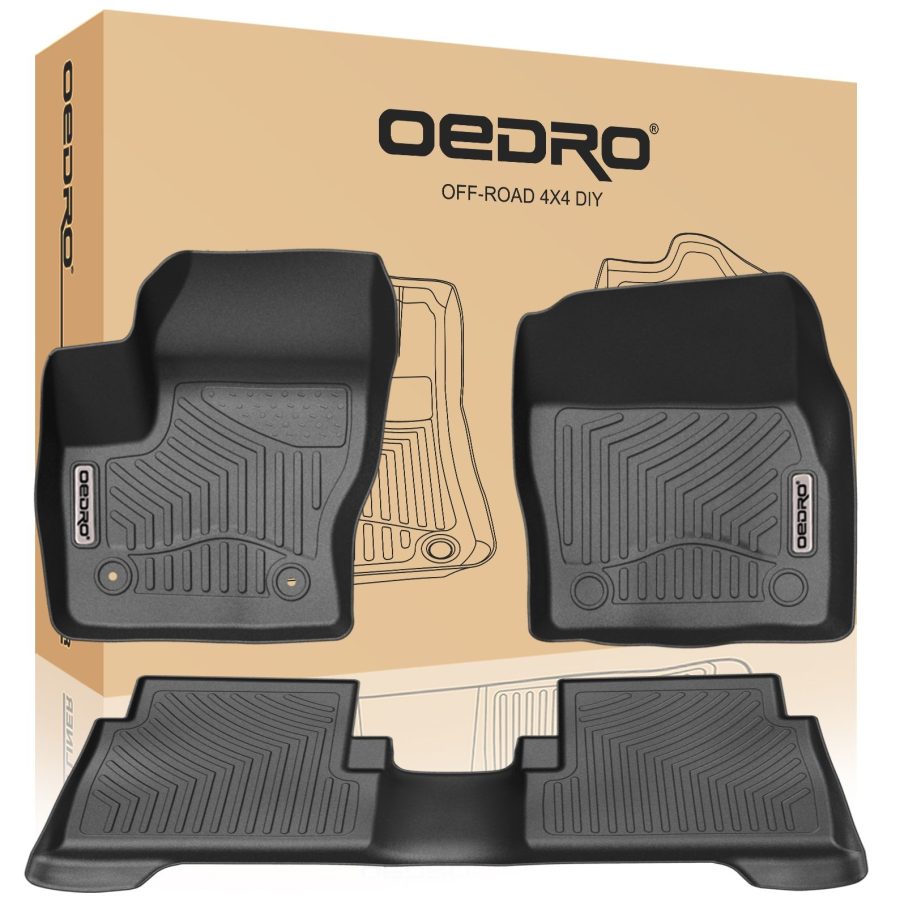 OEDRO? Floor Mats for 2015-2019 Ford Escape, All-Weather Guard Full Set Floor Liners