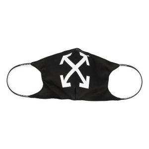 OFF-WHITE Unisex Arrow Logo Face Mask Black