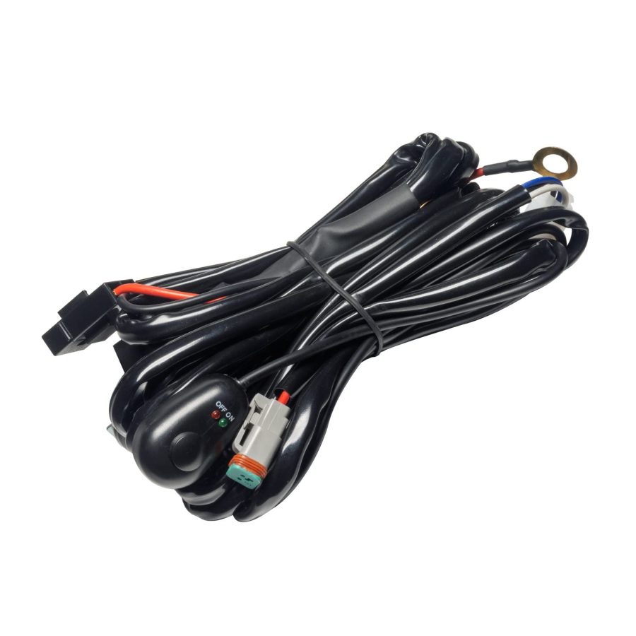 ORACLE LIGHTING 2088-504 LIGHTING Switched LED Light Bar Wiring Harness | Makes Installation of Light Bars and Off-Road Lights Easy, with 2 Pin Deutsch, Part #