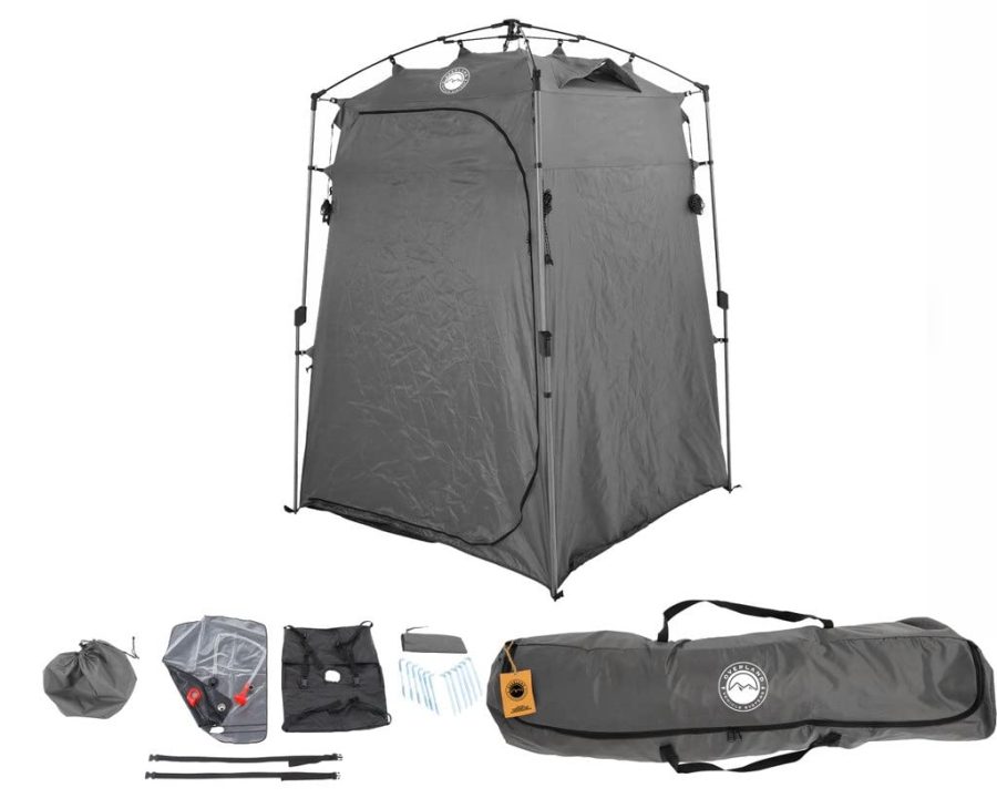 OVERLAND 26019910 Wild Land Camping Gear - Changing Room with Showe and Storage Bag Universal