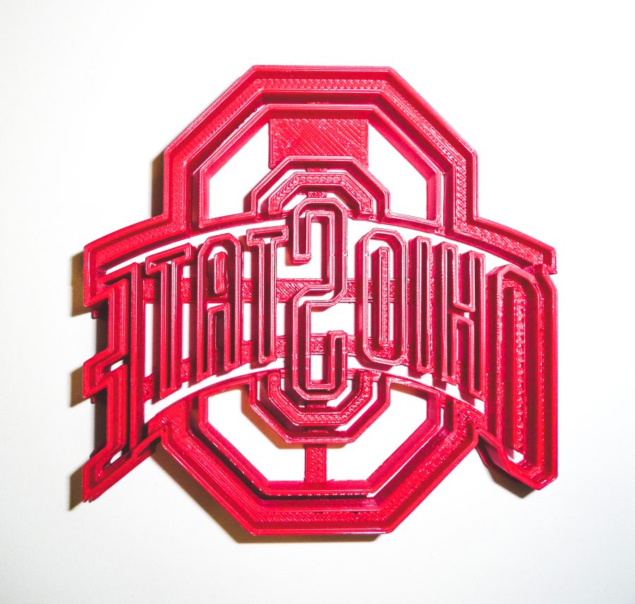 Ohio State Buckeyes Football Logo NCAA D1 Cookie Cutter 3D Printed USA PR925