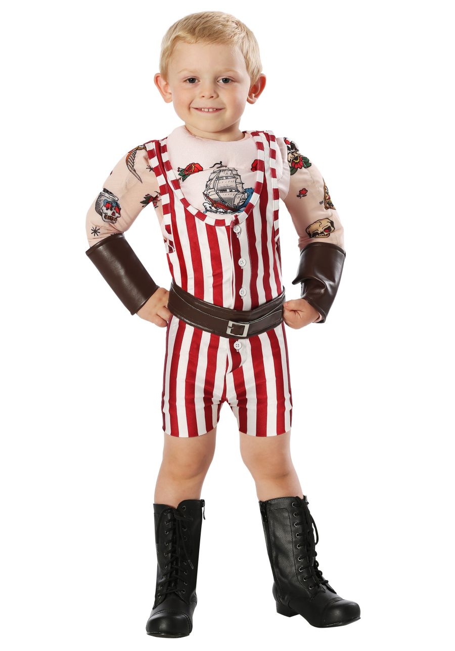 Old-school Strongman Toddler Costume