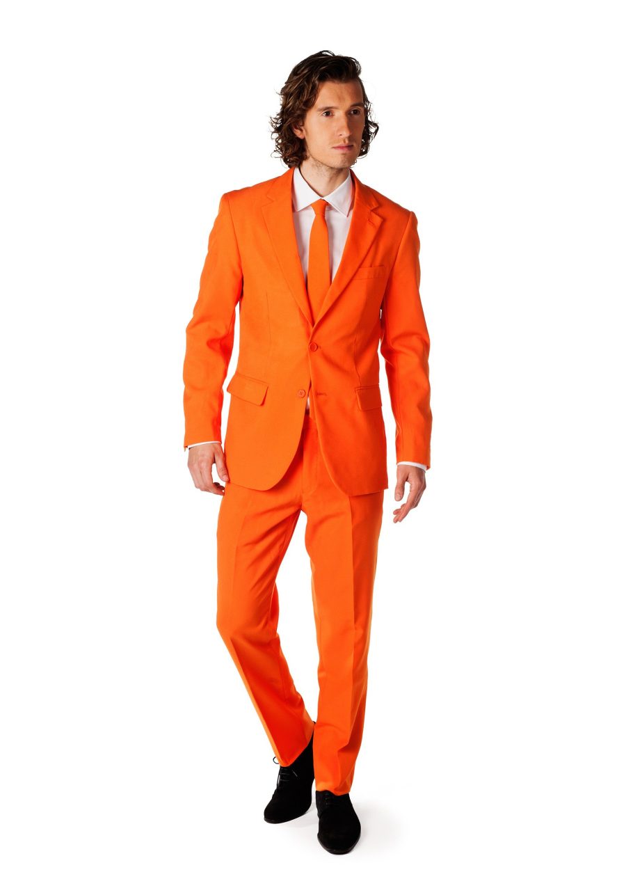 OppoSuits Orange Costume Suit for Men