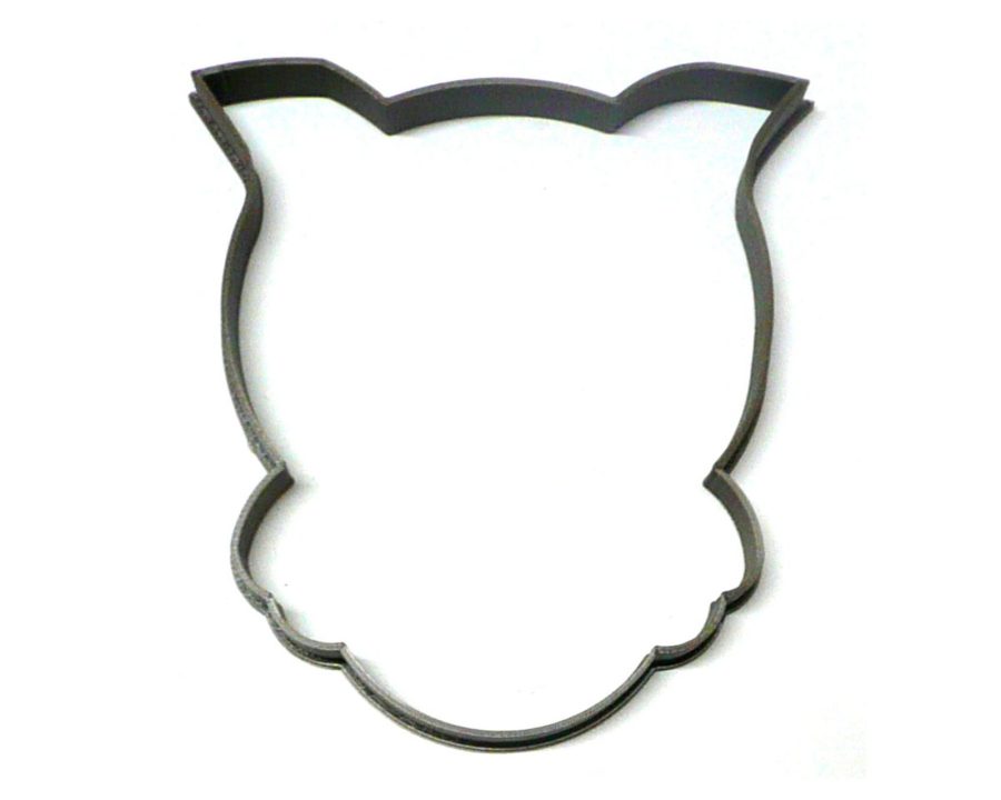 Owl Outline Nocturnal Bird Of Prey Symbol Wisdom Animal Cookie Cutter USA PR2983