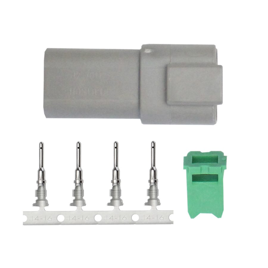 PACER TDT04F-4RP DT DEUTSCH RECEPTACLE REPAIR KIT 14-18 AWG (4 POSITIONS)