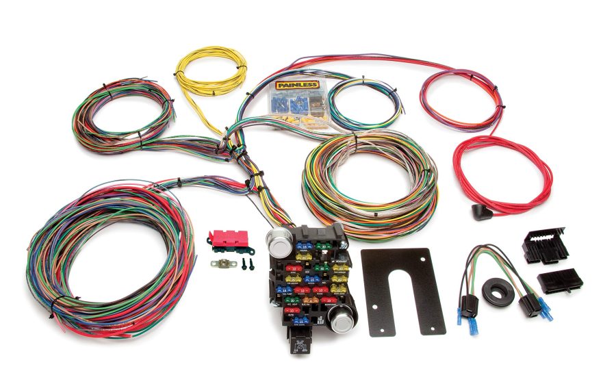 PAINLESS 10202 Performance Classic-Plus Customizable Chassis Harness, Key in Dash, 28 Circuits