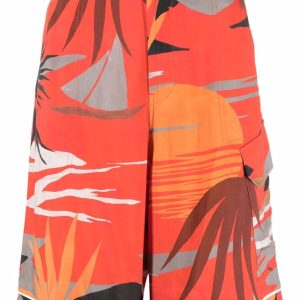 PALM ANGELS Hawaii Shorts