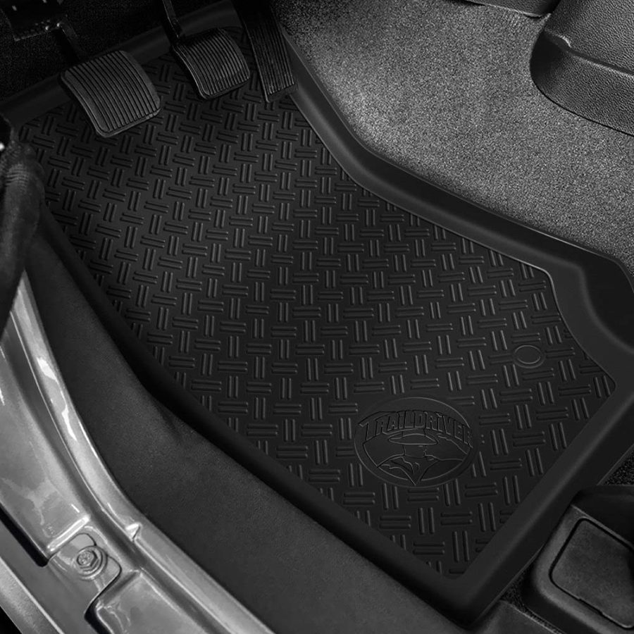 PARAMOUNT 59-1124 Automotive 4PCS Front and Rear Floor Liners 2007-2013 Jeep Wrangler JK