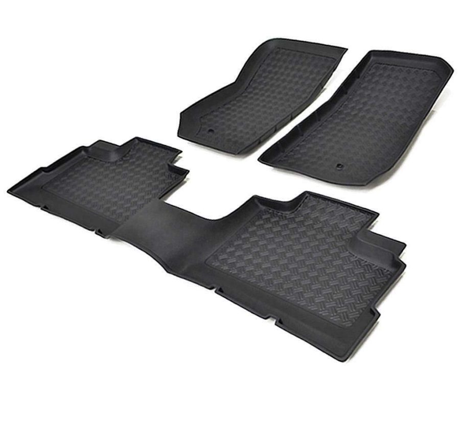 PARAMOUNT 59-1125 3PCS Front and Rear Floor Liners 2007-2013 Jeep Wrangler JK