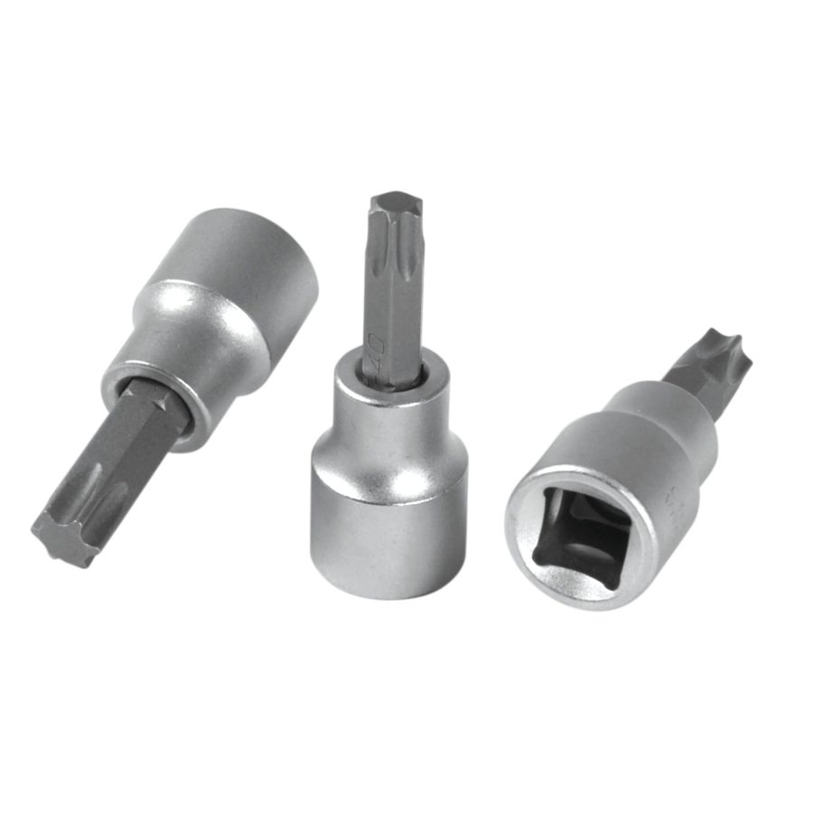 PERFORM TOOL W1337 Hardened Alloy Steel Bits with Professional Sand Finish - Sizes T40, T45 & T50