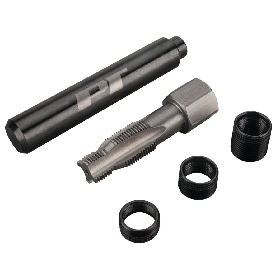 PERFORM TOOL W86910 Spark Plug Repair Kit M14-1.25 Thread Size & HSS Tapered Reamer, (3) 503 Stainless Steel Inserts