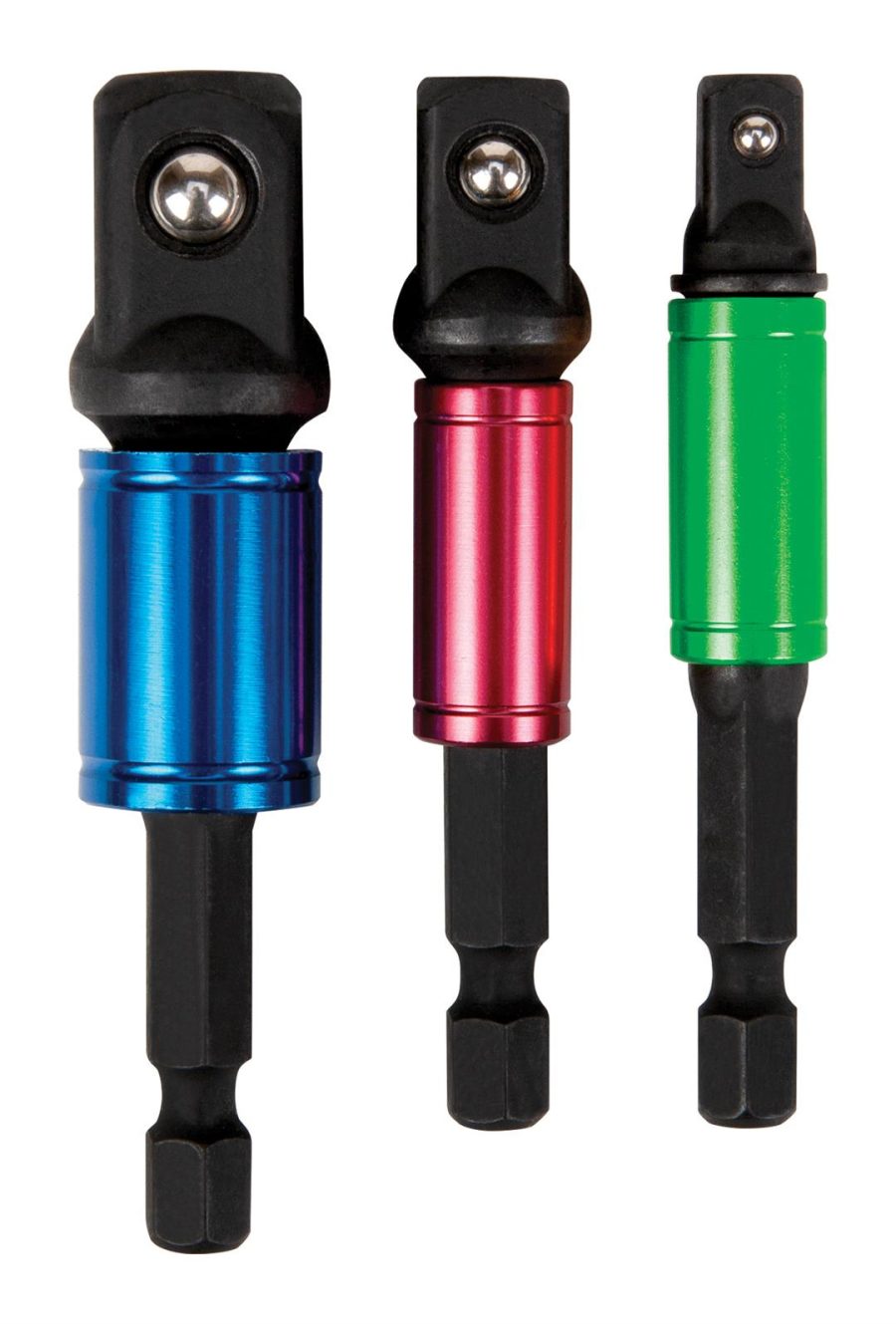 PERFORM TOOL W9035 2.5 ft. Socket Adapter - 3 Piece