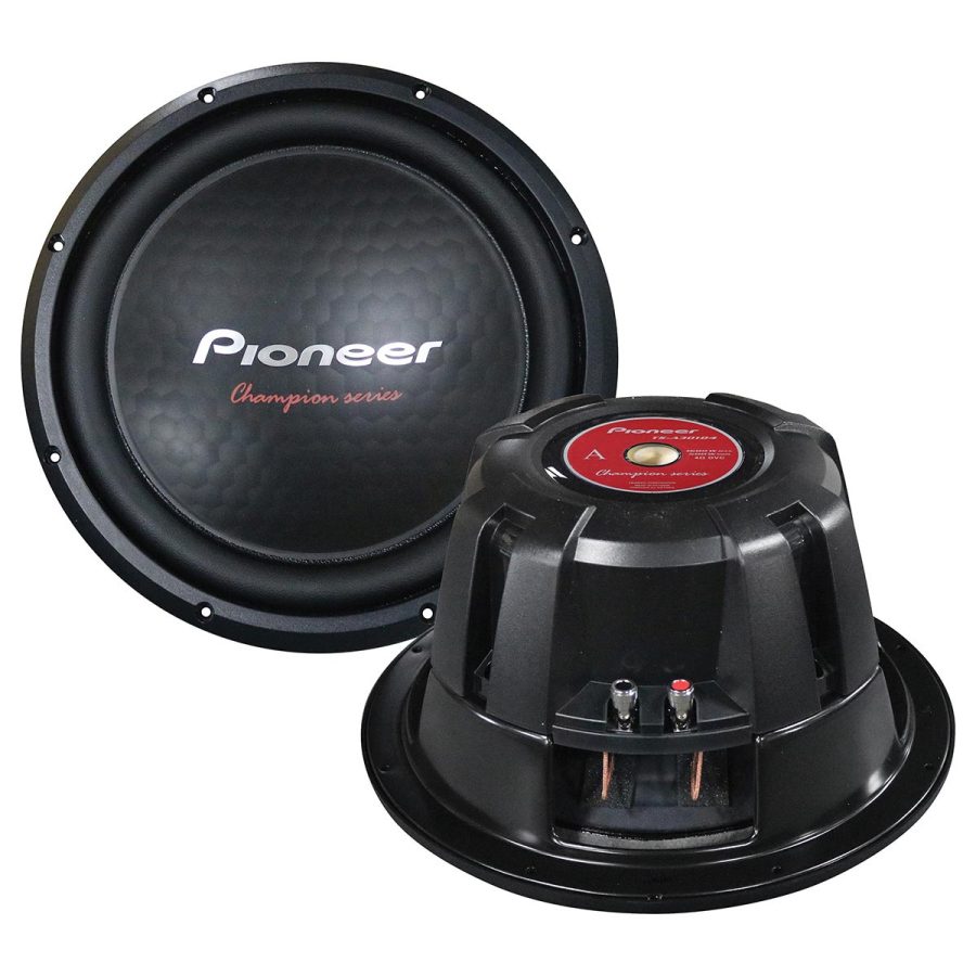 PIONEER TS-A301D4 12 INCH Woofer 500W RMS/1600W Max Dual 4 Ohm Voice Coils