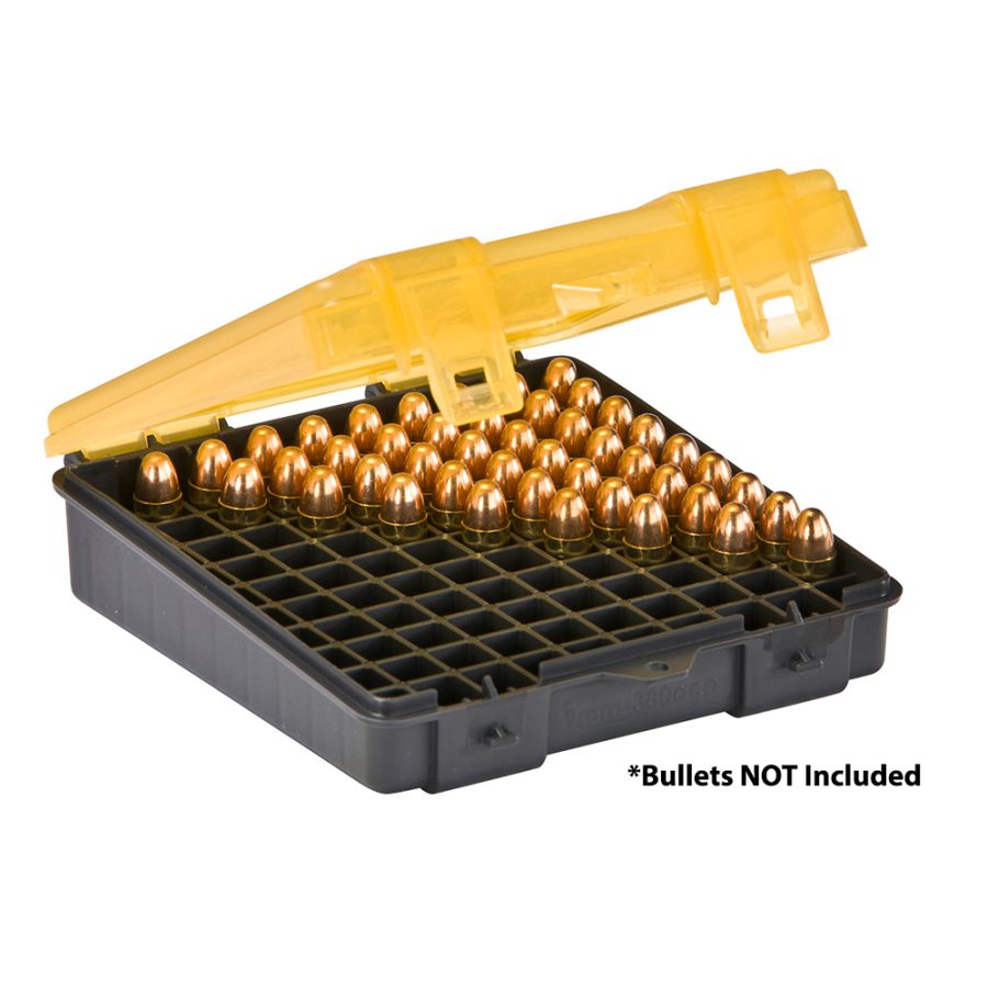 PLANO 122400 100 COUNT SMALL HANDGUN AMMO CASE