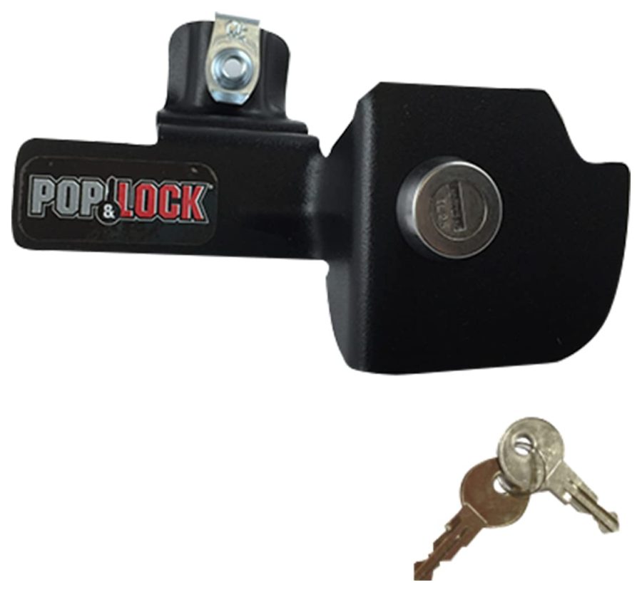 POP & LOCK PL1100 Manual Tailgate Lock for Chevy Silverado and GMC Sierra, Fits 1999 to 2007 Models, Anti Theft, Truck Tailgate Lock Replacement, Easy to Install, Made in The USA (Black