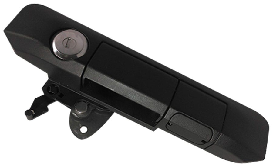 POP & LOCK PL5400 Black Manual Tailgate Lock with Bolt Codeable Technology for Toyota Tacoma