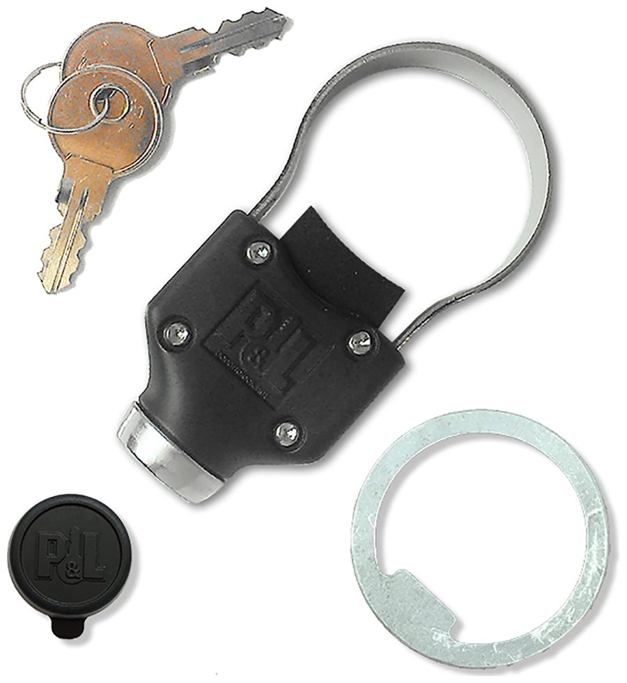 POP & LOCK PL9900 Universal Black Tailgate Lock, Key Lock, The Gate Defender, Truck Theft Prevention, Made in USA