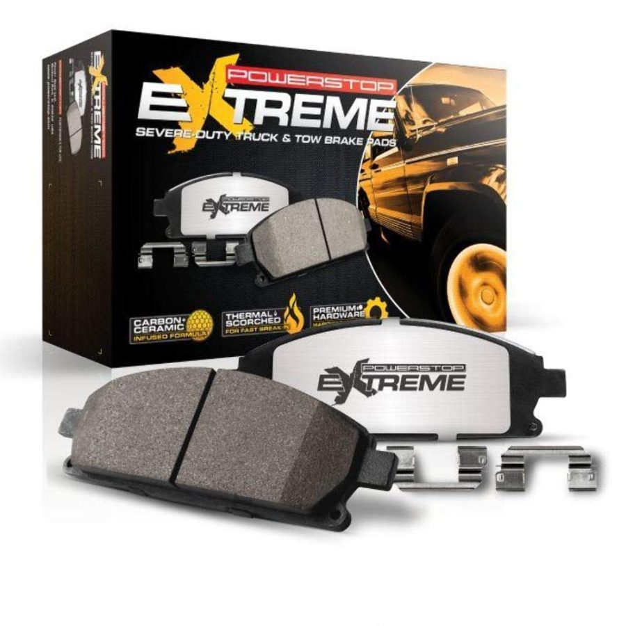 POWERSTOP Z36-1548 Front Z36 Truck and Tow Carbon-Fiber Ceramic Brake Pad