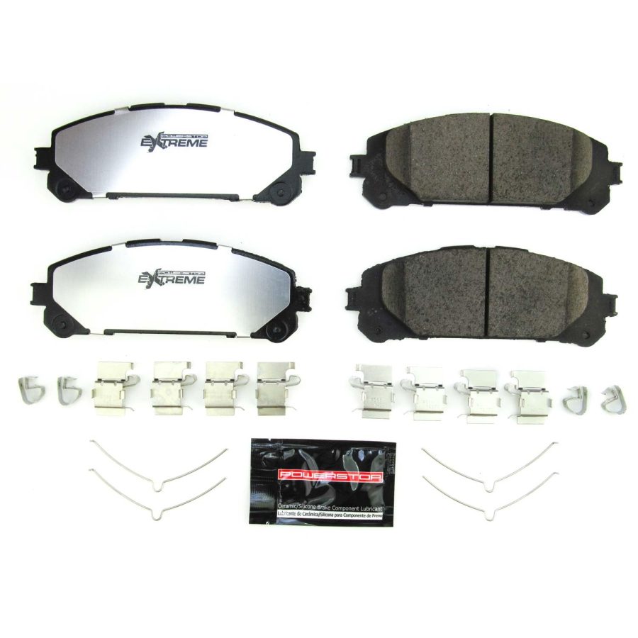 POWERSTOP Z36-2304 Front Z36 Truck and Tow Carbon-Fiber Ceramic Brake Pads