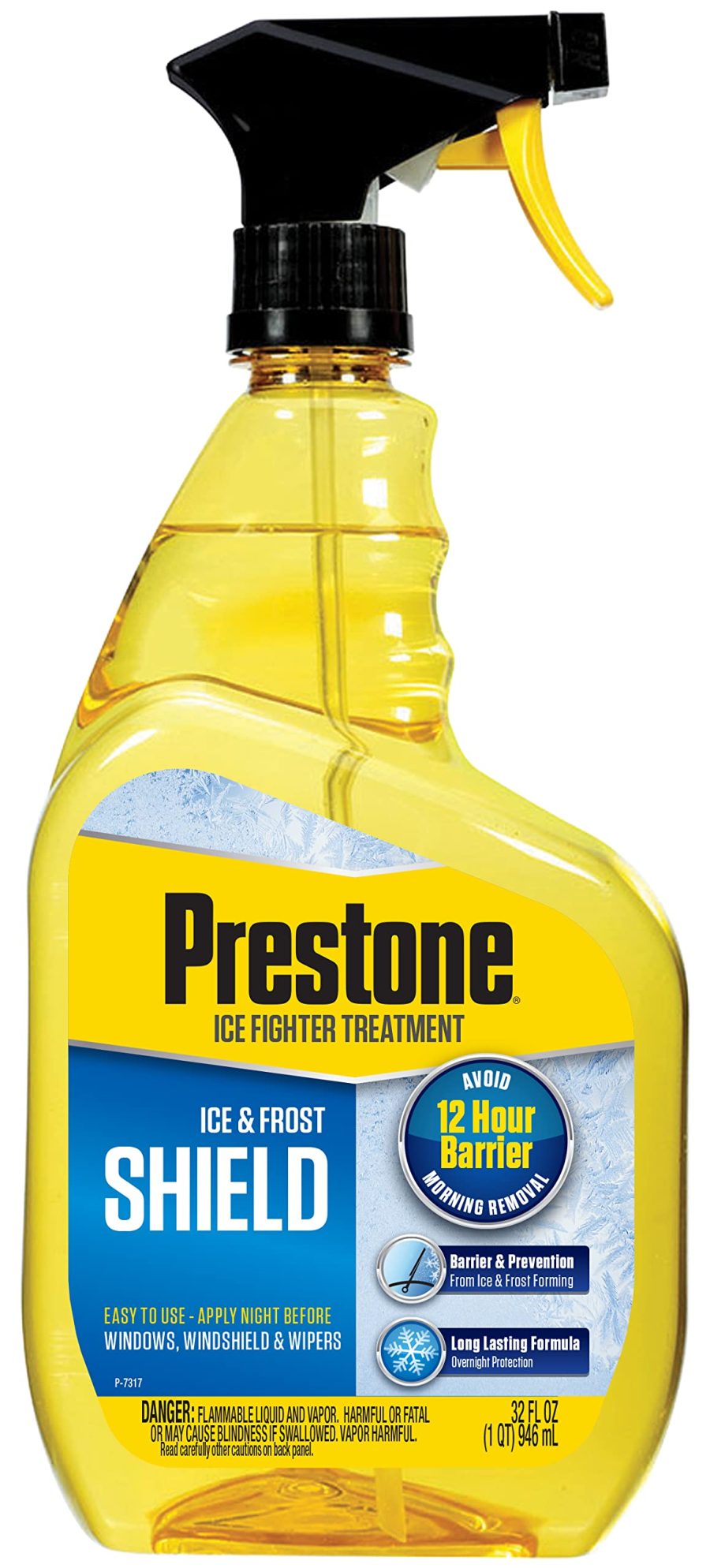 PRESTONE AS246 Ice and Frost Shield Vehicle Glass Treatment, 32 oz.(Case of 6)