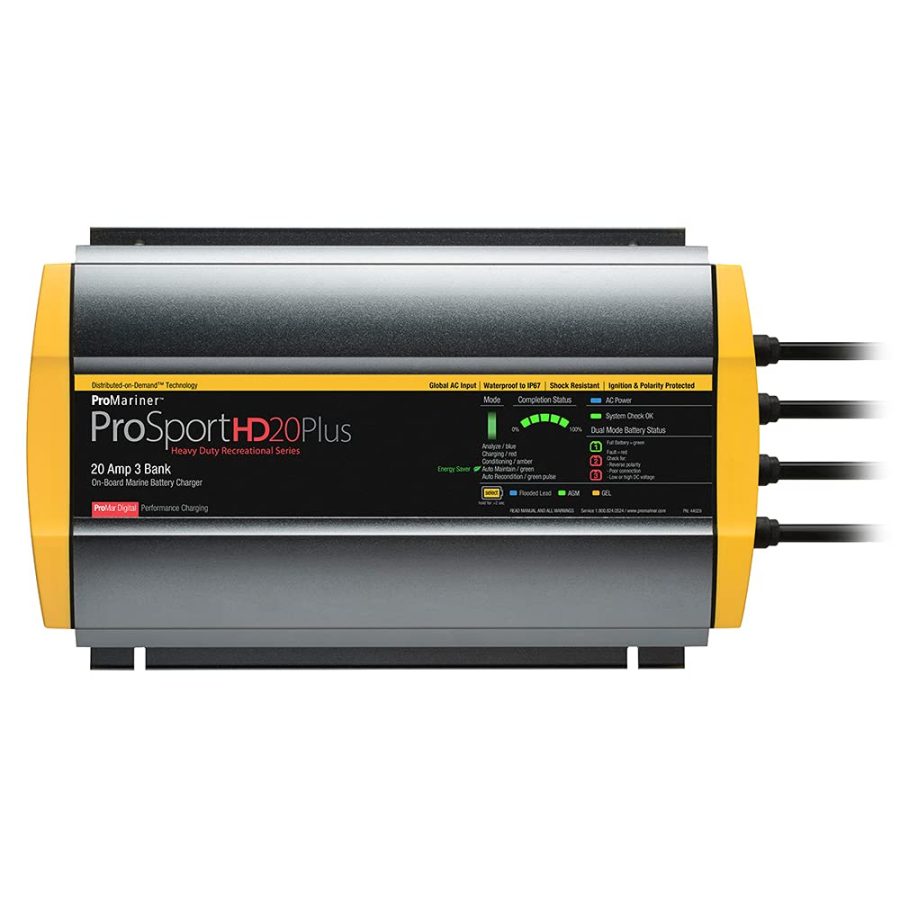 PROMARINER 44029 ProSportHD 20 Plus Global Gen 4-20 Amp - 3-Bank Battery Charger