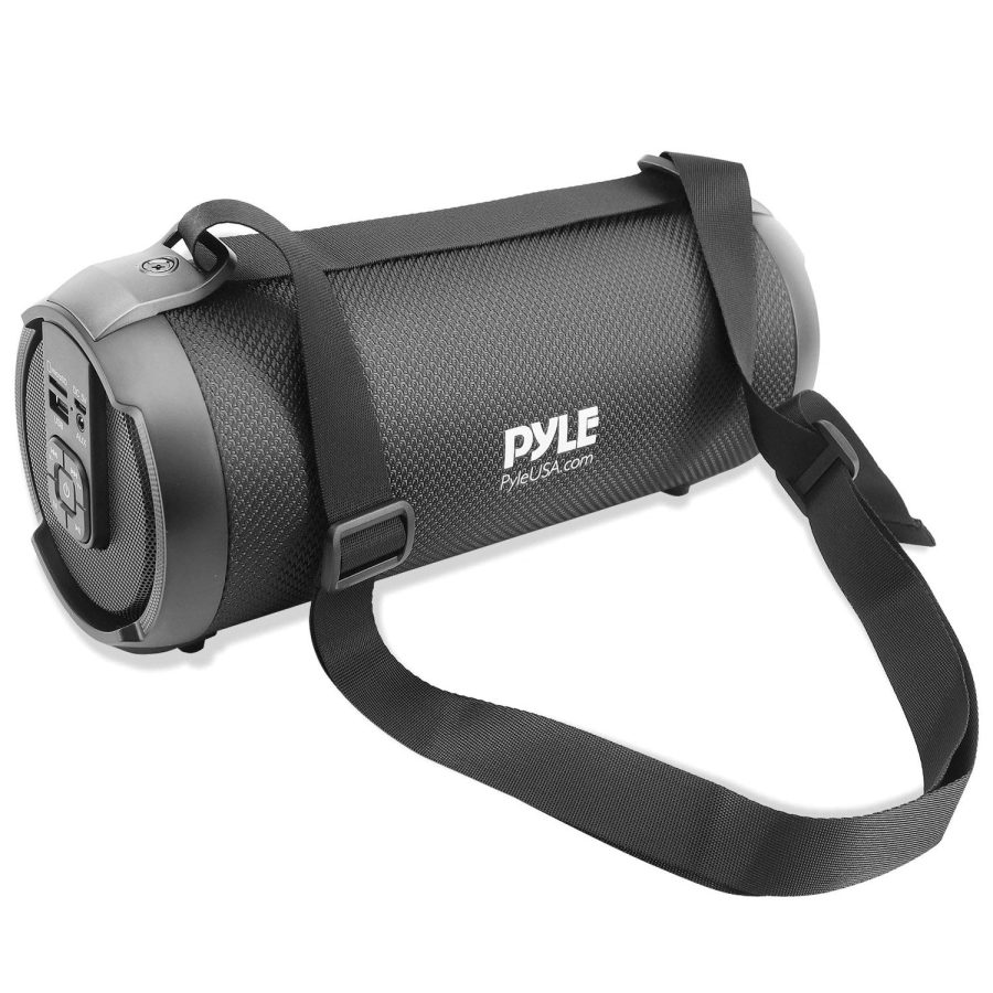 PYLE PBMSPG2BK Portable Bluetooth Speaker Radio System