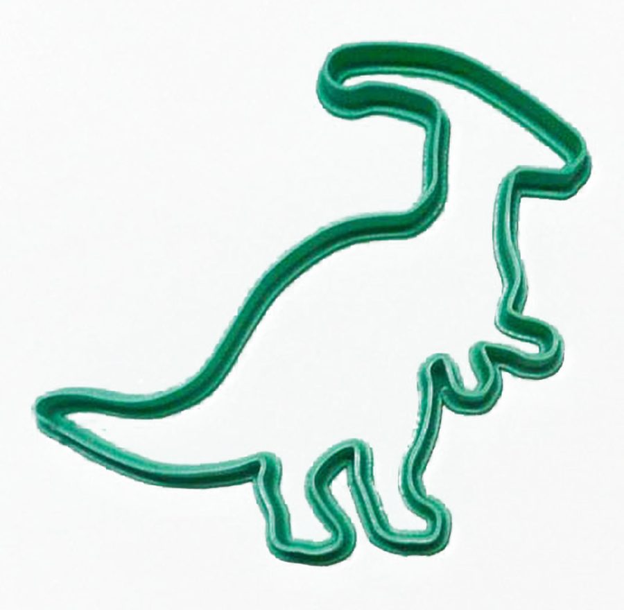 Parasaurolophus Dinosaur Outline Dino Lizard Cookie Cutter USA PR2128