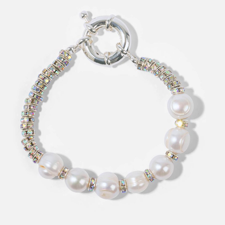 Pearl Octopuss.y Paris Silver-Plated Freshwater Pearl Bracelet