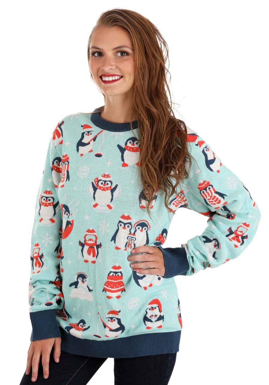 Penguins Ugly Christmas Sweater for Adults