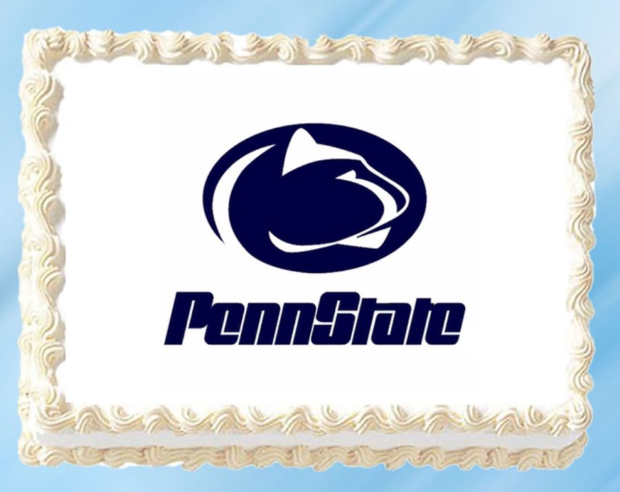 Penn State Edible Image Topper Cupcake Frosting 1/4 Sheet 8.5 x 11"