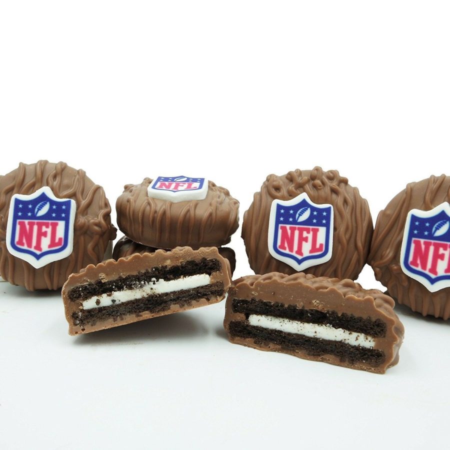 Philadelphia Candies Licensed NFL Football Milk Chocolate Covered OREO® Cookies