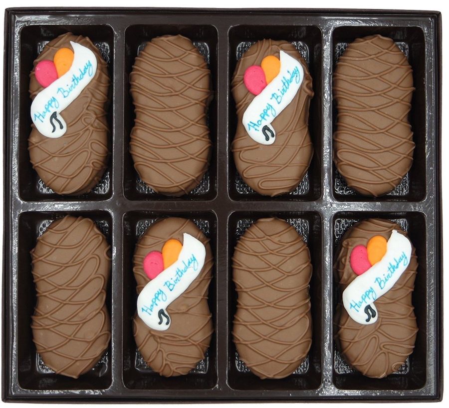 Philadelphia Candies Milk Chocolate Nutter Butter® Cookies, Happy Birthday Gift