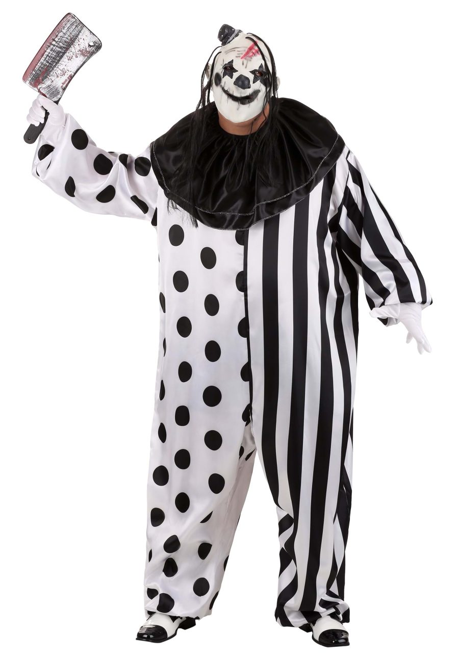 Plus Size Men's Killer Clown Costume