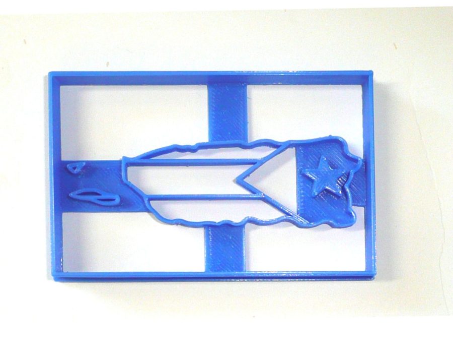 Puerto Rico Flag Commonwealth Island Cookie Cutter Baking Tool USA PR3450