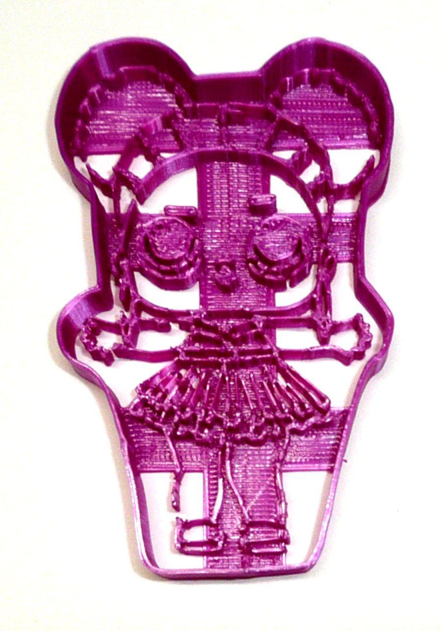 Purple Queen Detailed Surprise Doll Series Cookie Cutter USA PR2428