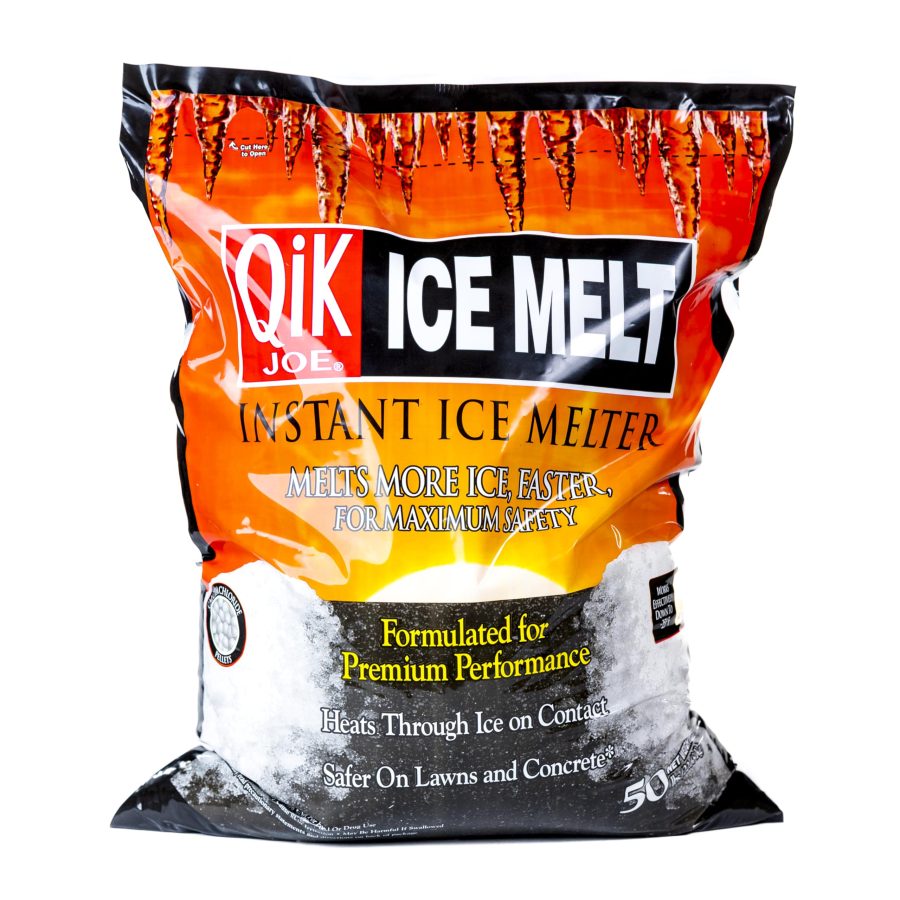 QIK JOE 30150 Instant Snow and Ice Melt for Sidewalks, Driveways, Steps, and Parking Lots, Deicer for Concrete, Asphalt, Wood, and Other Surfaces, Effective to -25 Degrees, 50 Pounds