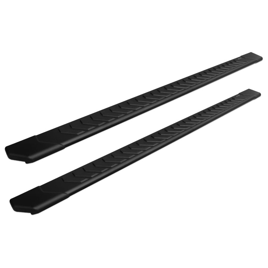 RAPTOR 2201-0041BT Running Boards Steps 5in OEM Style Full Tread Black Aluminum for New Body Double Cab 2019-2024 Silverado Sierra 1500 and 2020-2024 2500/3500 HD