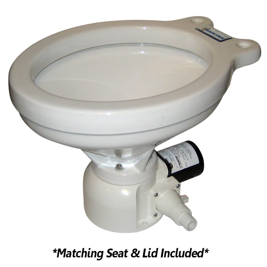 RARITAN 162HR012 SEA ERA HOUSEHOLD SIZE TOILET - REMOTE/PUMP - STRAIGHT & 90° DISCHARGE - SMART SWITCH - WHITE