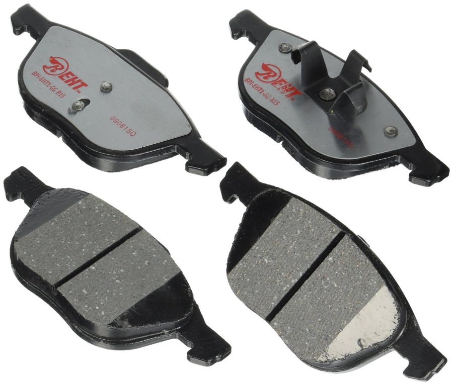 RAYBESTOS EHT1044 Premium Element3 EHT Replacement Front Brake Pad Set for Select Ford EcoSport/Escape/Focus/Transit Connect, Mazda 3/5 and Volvo C30/C70/S40/V50 Model Years