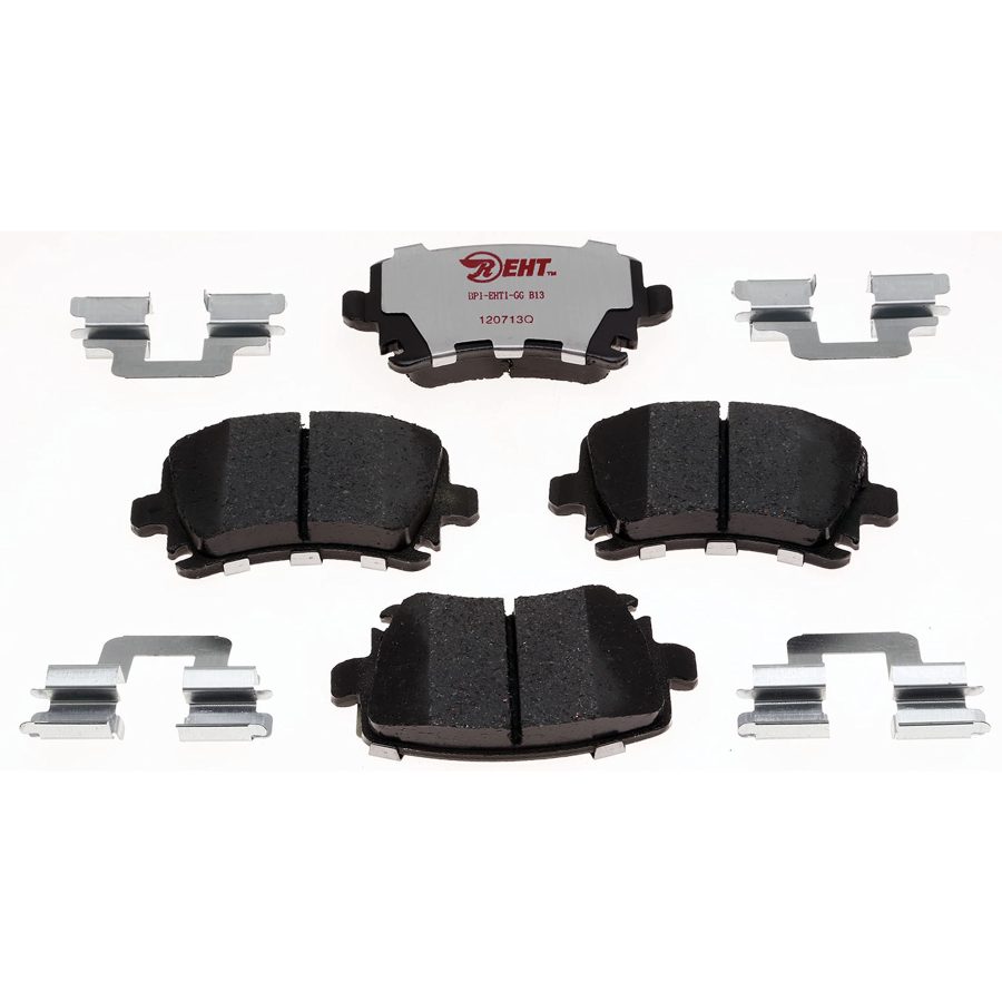 RAYBESTOS EHT1108H Element3 EHTTM Replacement Rear Ceramic Brake Pad Set for Select Audi A3/A4/A6/TT and Volkswagen Eos/Golf/GTI/Jetta/Passat/R32/Rabbit/Tiguan Model Years