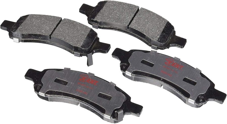 RAYBESTOS EHT1169H Premium Element3 EHT Replacement Front Brake Pad Set for Select Chevrolet Colorado/SSR/Trailblazer, GMC Envoy/Canyon, Buick Rainier, Isuzu Ascender and Saab 9-7x Model Years