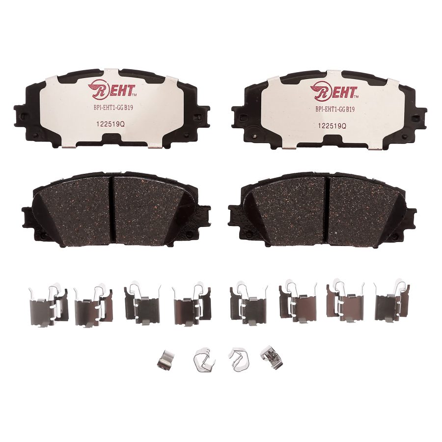 RAYBESTOS EHT1184H Premium Element3 EHT Replacement Front Brake Pad Set for Select 13 Scion iQ; 12-19 Toyota Prius C and 06-18 Toyota Yaris Model Years